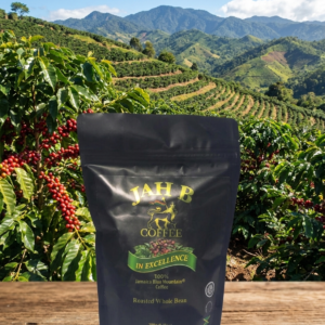 JAH B BLUE MOUNTAIN COFFEE -ROASTED WHOLE BEANS  227g/ 80Z